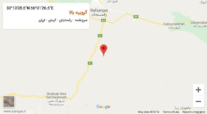 روستای گروییه بالا بر روی نقشه
