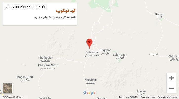 روستای گودخونکوییه بر روی نقشه