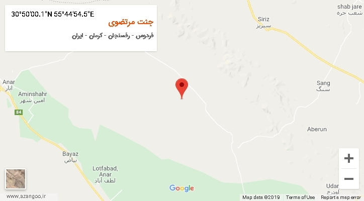 روستای جنت مرتضوی بر روی نقشه