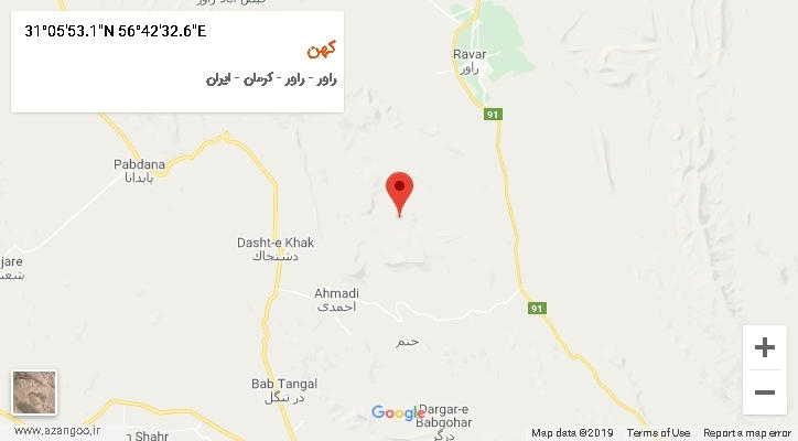 روستای کهن بر روی نقشه