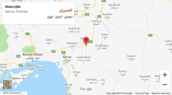 دهستان کشمیران بر روی نقشه