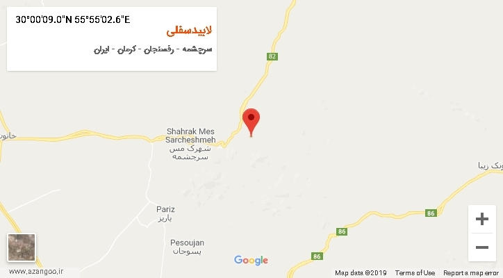 روستای لابیدسفلی بر روی نقشه