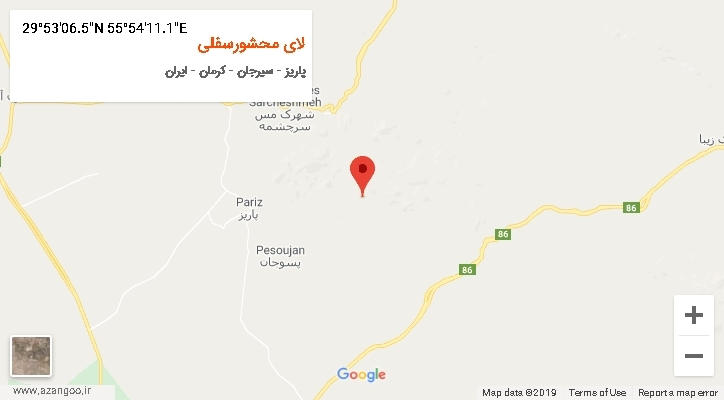 روستای لای محشورسفلی بر روی نقشه