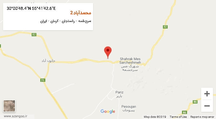 روستای محمدآباد2 بر روی نقشه