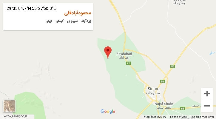 روستای محمودآبادقلی بر روی نقشه