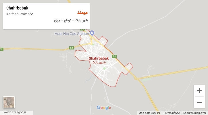 دهستان میمند بر روی نقشه