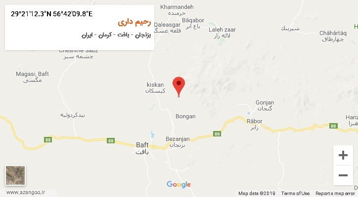 روستای رحیم داری بر روی نقشه