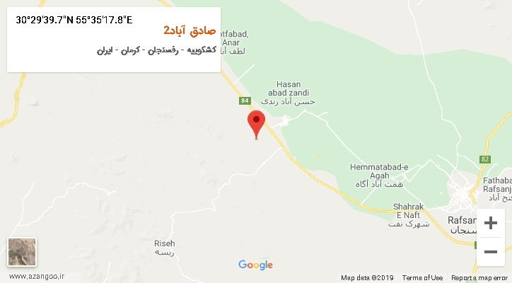 روستای صادق آباد2 بر روی نقشه
