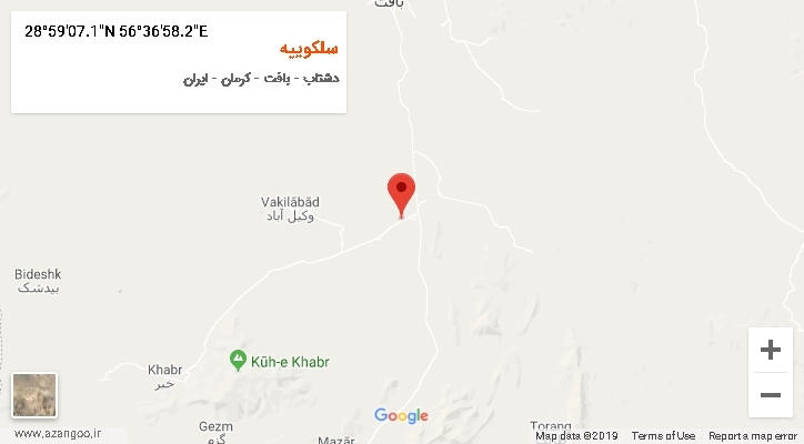 روستای سلکوییه بر روی نقشه