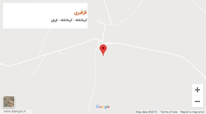 شهر قزقبری بر روی نقشه