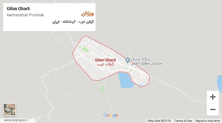 دهستان ویژنان بر روی نقشه