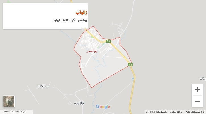 دهستان زالوآب بر روی نقشه
