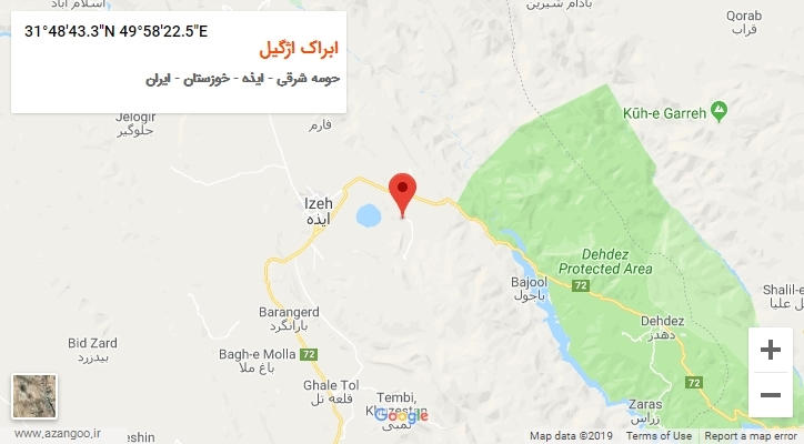 روستای ابراک اژگیل بر روی نقشه