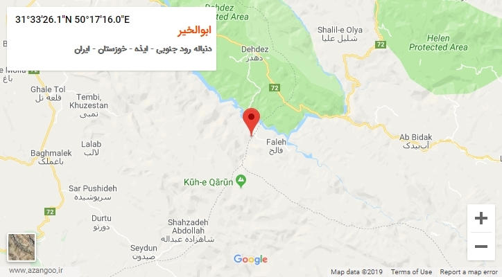 روستای ابوالخیر بر روی نقشه