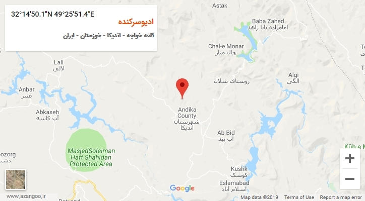 روستای ادیوسرکنده بر روی نقشه