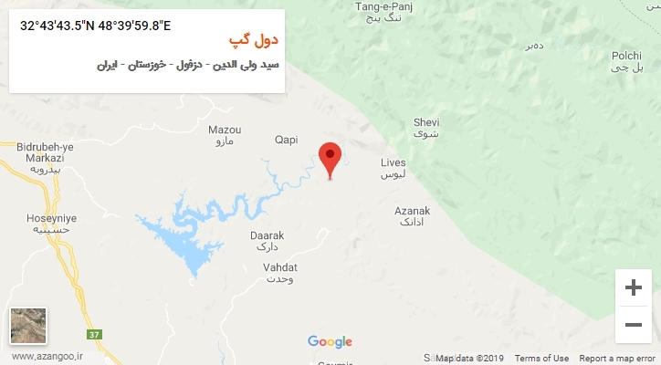 روستای دول گپ بر روی نقشه