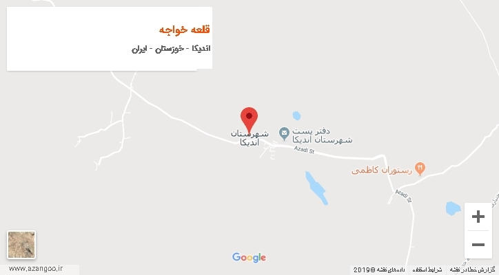 دهستان قلعه خواجه بر روی نقشه