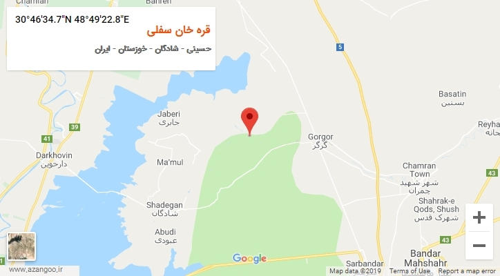 روستای قره خان سفلی بر روی نقشه