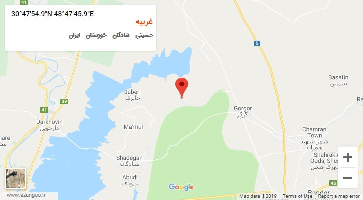 روستای غریبه بر روی نقشه