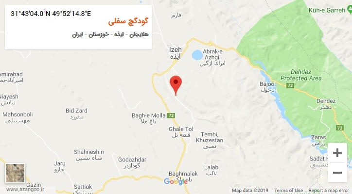 روستای گودگچ سفلی بر روی نقشه