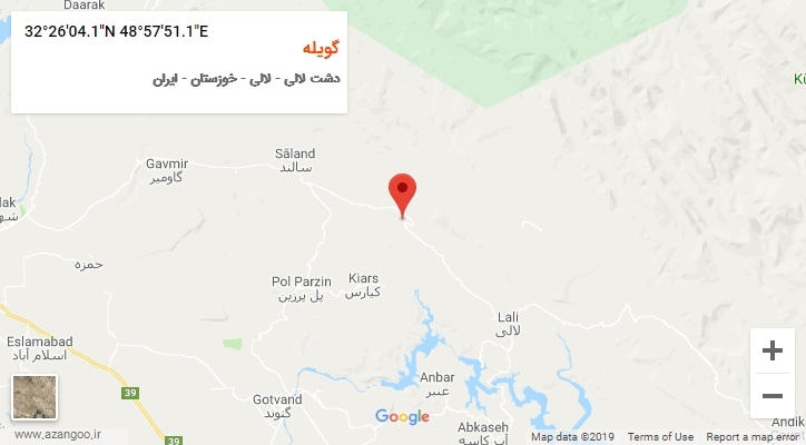 روستای گویله بر روی نقشه