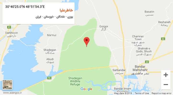 روستای خاطرعلیا بر روی نقشه
