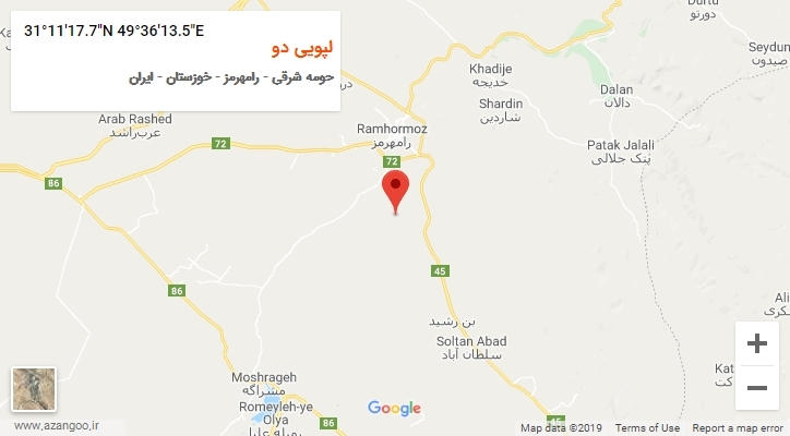 روستای لپویی دو بر روی نقشه