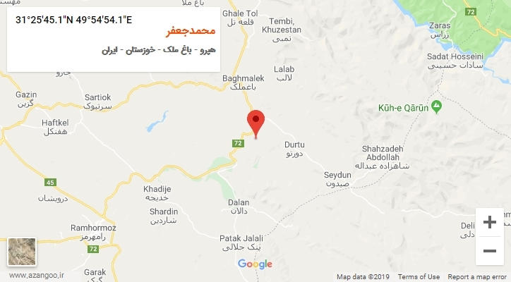 روستای محمدجعفر بر روی نقشه