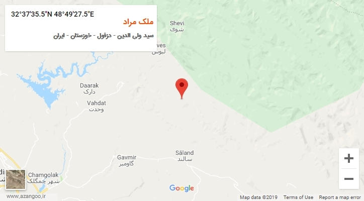 روستای ملک مراد بر روی نقشه