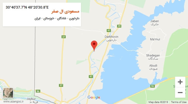 روستای مسعودی ال صفر بر روی نقشه