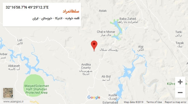 روستای سلطانمراد بر روی نقشه