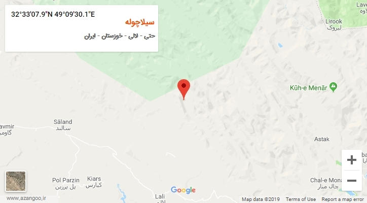 روستای سیلاچوله بر روی نقشه