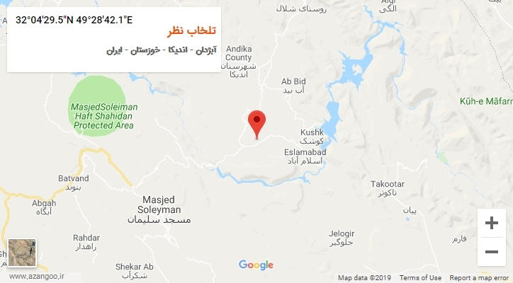 روستای تلخاب نظر بر روی نقشه