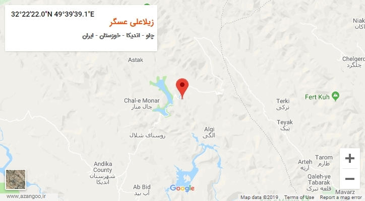 روستای زیلاعلی عسگر بر روی نقشه