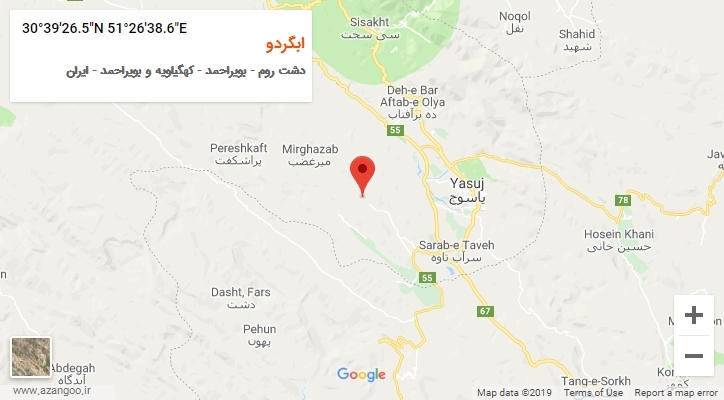 روستای ابگردو بر روی نقشه