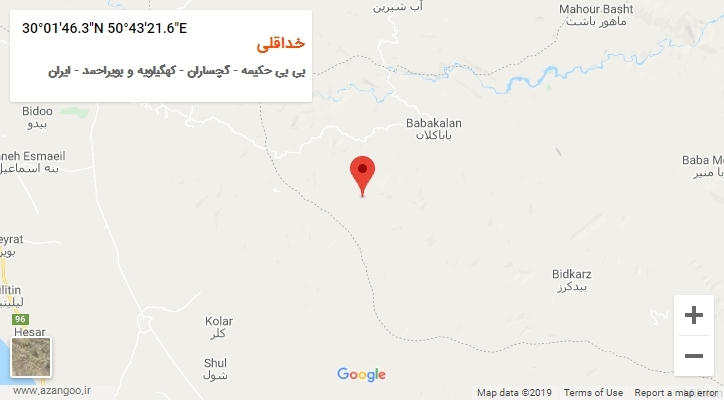 روستای خداقلی بر روی نقشه