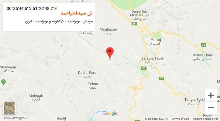 روستای تل سیدفخراحمد بر روی نقشه