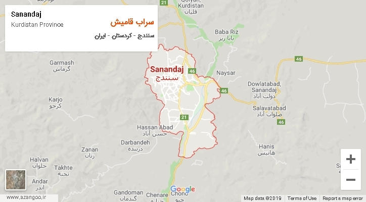 دهستان سراب قامیش بر روی نقشه
