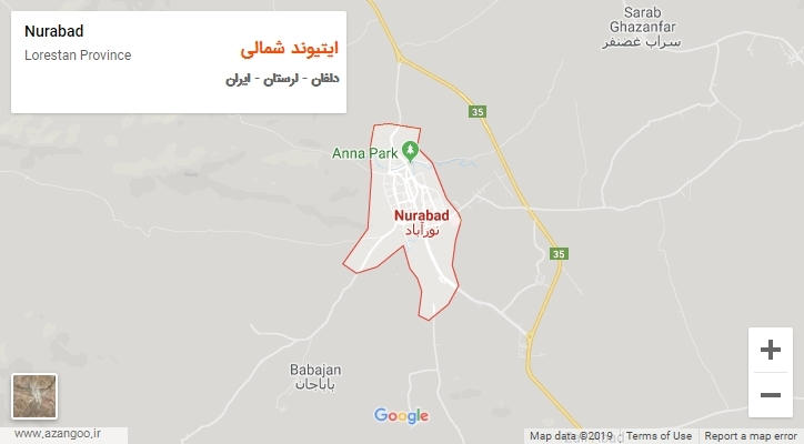 دهستان ایتیوند شمالی بر روی نقشه