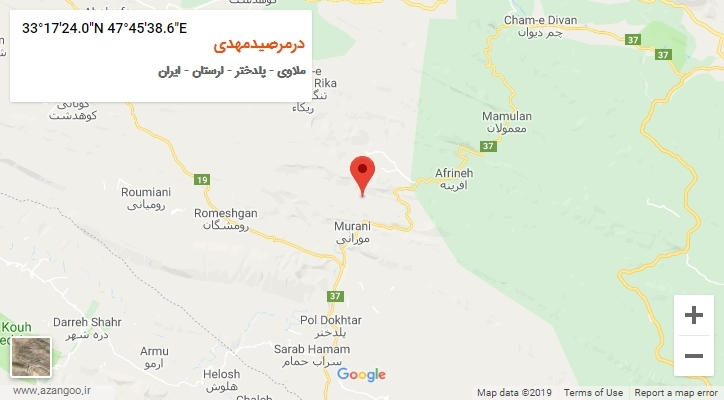روستای درمرصیدمهدی بر روی نقشه