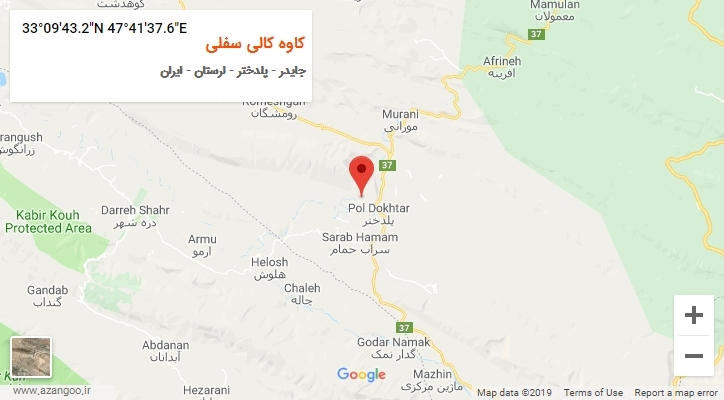 روستای کاوه کالی سفلی بر روی نقشه