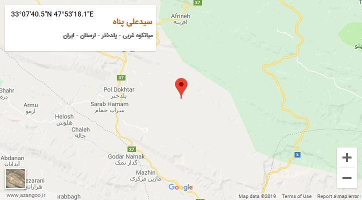روستای سیدعلی پناه بر روی نقشه