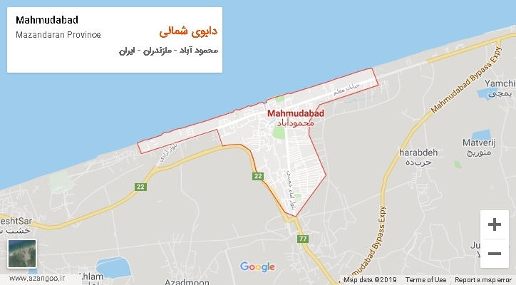 دهستان دابوی شمالی بر روی نقشه