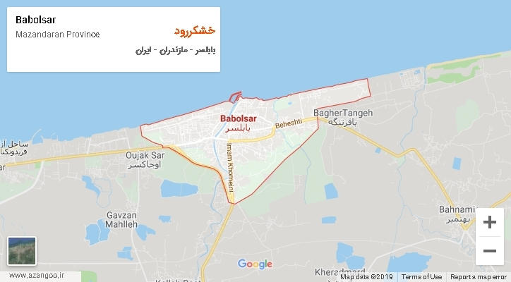دهستان خشکررود بر روی نقشه