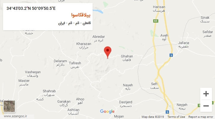 روستای ییلاقکاسوا بر روی نقشه