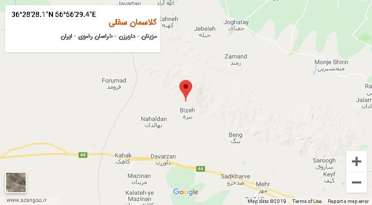 روستای کلاسمان سفلی بر روی نقشه