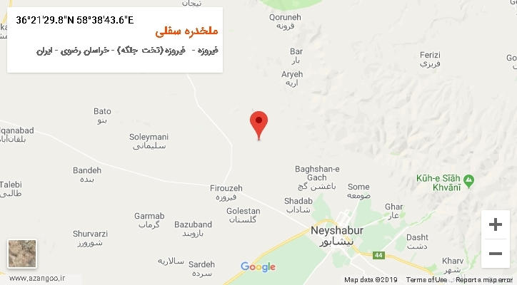 روستای ملخدره سفلی بر روی نقشه