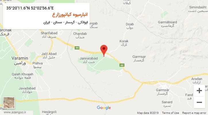 روستای انبارمیوه کیانپورزارع بر روی نقشه