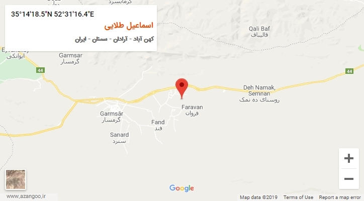 روستای اسماعیل طلایی بر روی نقشه