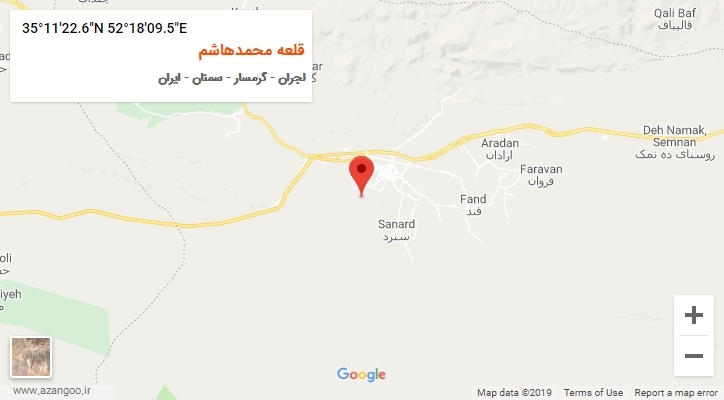 روستای قلعه محمدهاشم بر روی نقشه